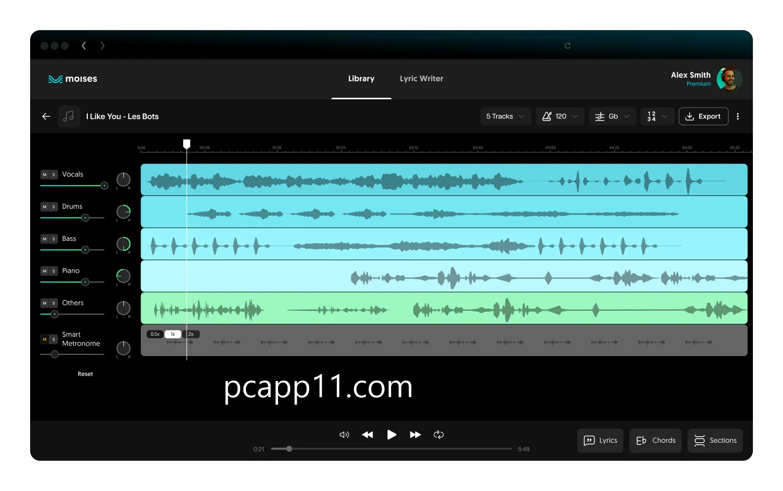 Moises App for PC