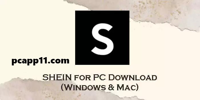 Shein App Download for PC